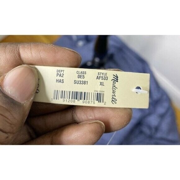 Madewell Womens Colorblock Black/Gray Kent Wool Alpaca Open Cardigan SZ XL - Picture 8 of 10